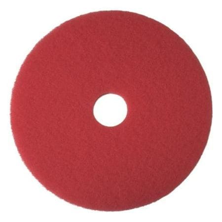 A red pad is shown on top of a white background.