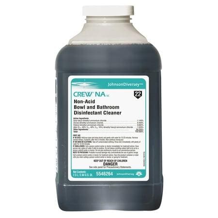 A bottle of cleaner for the cleaning of metal surfaces.