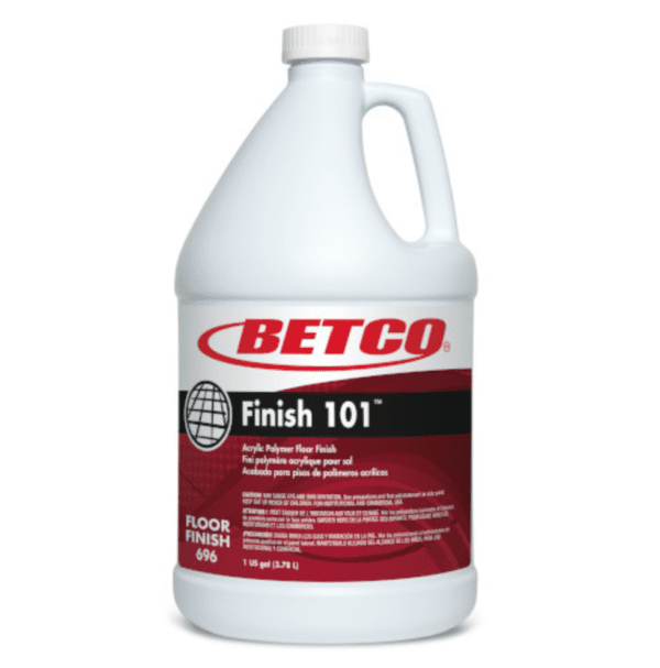 A bottle of betco finish 1 0 1