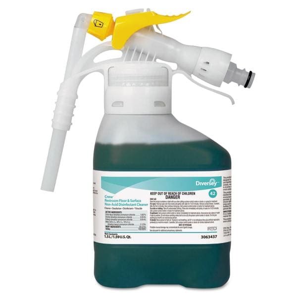 A spray bottle with a sprayer attached to it.